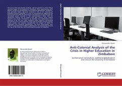 Anti-Colonial Analysis of the Crisis in Higher Education in Zimbabwe - Hwami, Munyaradzi