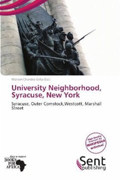 University Neighborhood, Syracuse, New York Cover University Neighborhood, Syracuse, New York