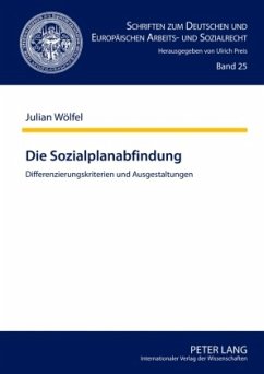 Die Sozialplanabfindung - Wölfel, Julian