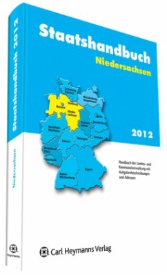 Cover Staatshandbuch Niedersachsen 2012, m. CD-ROM
