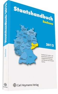Cover Staatshandbuch Sachsen 2012, m. CD-ROM