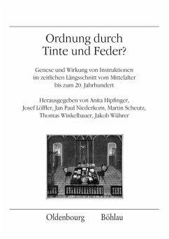 Ordnung durch Tinte und Feder? - Hipfinger, Anita (Hrsg.), Josef (Hrsg.) Löffler und Jan Paul (Hrsg. Niederkorn
