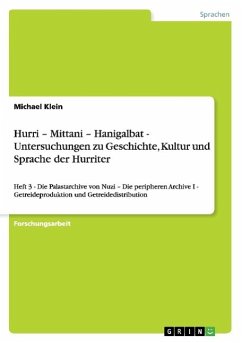 Hurri ¿ Mittani ¿ Hanigalbat - Untersuchungen zu Geschichte, Kultur und Sprache der Hurriter - Klein, Michael