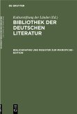 Bibliographie und Register zur Mikrofiche-Edition (eBook, PDF)
