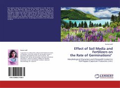 Effect of Soil Media and Fertilizers on the Rate of Germinations"
