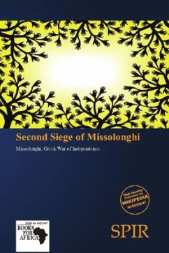 Cover Second Siege of Missolonghi