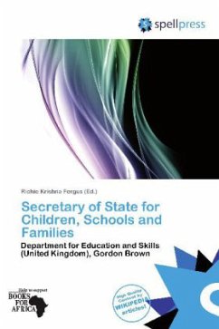 Cover Secretary of State for Children, Schools and Families