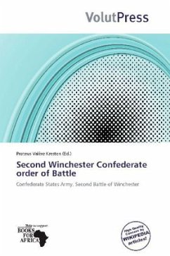 Second Winchester Confederate order of Battle