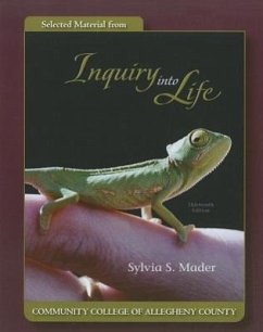 Selected Material from Inquiry Into Life - Mader, Sylvia S.