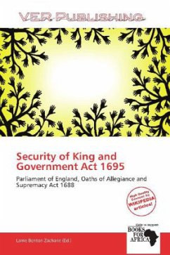 Security of King and Government Act 1695