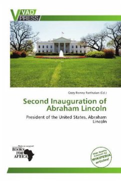 Cover Second Inauguration of Abraham Lincoln