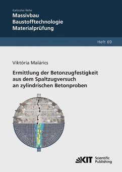 Ermittlung der Betonzugfestigkeit aus dem Spaltzugversuch an zylindrischen Betonproben