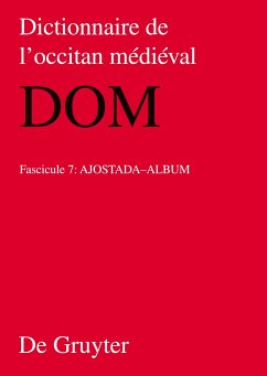Dictionnaire de l¿occitan médiéval (DOM), Fasc. 7, ajost-album