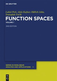 Function Spaces, 1 - Pick, Lubo¿; Fucík, Svatopluk; John, Old¿ich; Kufner, Alois