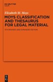 Moys Classification and Thesaurus for Legal Materials