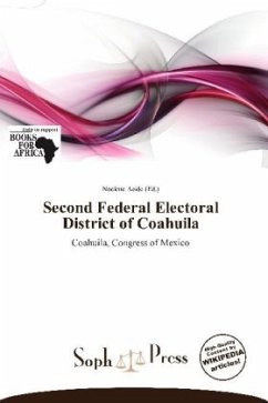 Cover Second Federal Electoral District of Coahuila