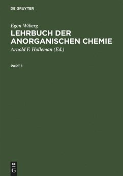 Lehrbuch der Anorganischen Chemie - Wiberg, Egon