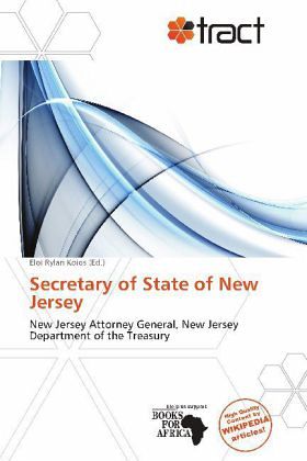 Secretary of State of New Jersey Secretary of State of New Jersey