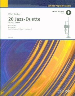 20 Jazz-Duette, 2 Trompeten, Spielpartitur - Escher, Wolf