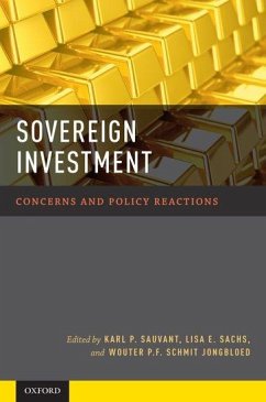Sovereign Investment - Sauvant, Karl P; Sachs, Lisa E; Jongbloed, Wouter P F Schmit
