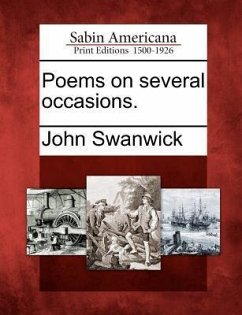 Poems on Several Occasions. - Swanwick, John