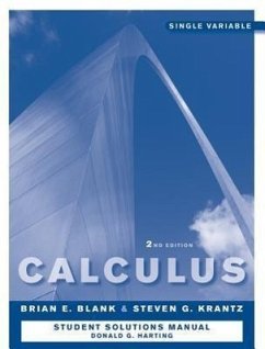 Calculus: Single Variable - Blank, Brian E; Krantz, Steven G