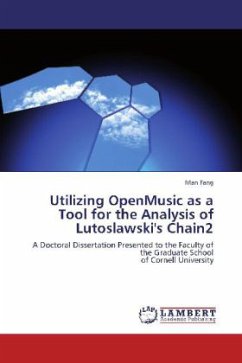 Utilizing OpenMusic as a Tool for the Analysis of Lutoslawski's Chain2 - Fang, Man