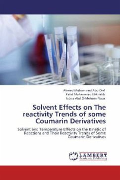 Solvent Effects on The reactivity Trends of some Coumarin Derivatives - Abu-Dief, Ahmed Mohammed;El-Khatib, Rafat Mohammed;Nassr, lobna Abd El-Mohsen