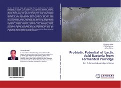 Probiotic Potential of Lactic Acid Bacteria from Fermented Porridge - Kalui, Christine;Kutima, Phillip;Maina, Julius