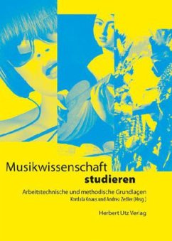 Cover Musikwissenschaft studieren