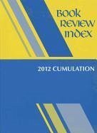 Book Review Index: 2013 Cumulation