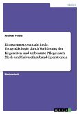 Einsparungspotentiale in der Urogynäkologie durch Verkürzung der Liegezeiten und ambulante Pflege nach Mesh- und Suburethralband-Operationen