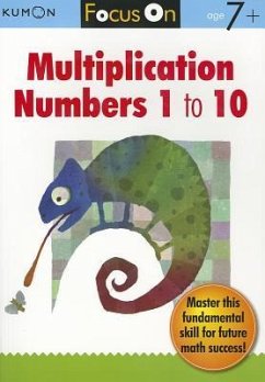 Cover Kumon Focus on Multiplication: Numbers 1-10