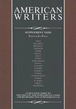 American Writers, Supplement XXIII