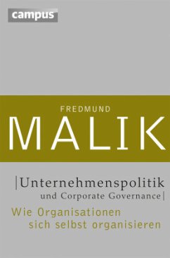 Unternehmenspolitik und Corporate Governance - Malik, Fredmund