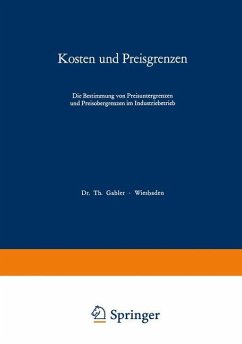 Kosten und Preisgrenzen - Reichmann, Thomas