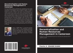 Decentralization and Human Resources Management in Cameroon - EDANDE BIANG, Charles A.