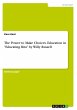 The Power to Make Choices. Education in... - Bild 1