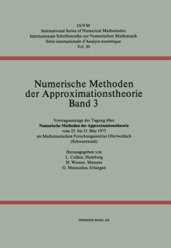 Numerische Methoden der Approximationstheorie/Numerical Methods of Approximation Theory - Meinardus;Collatz;Werner