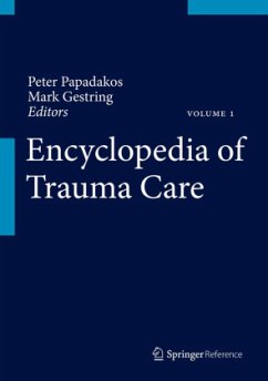 Cover Encyclopedia of Trauma Care, m. 1 Buch, m. 1 E-Book, 2 Teile