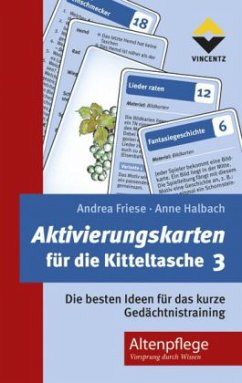 Aktivierungskarten für die Kitteltasche 3. Tl.3 - Friese, Andrea;Halbach, Anne