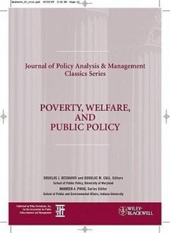 Poverty, Welfare, and Public Policy - Besharov, Douglas J; Call, Douglas M