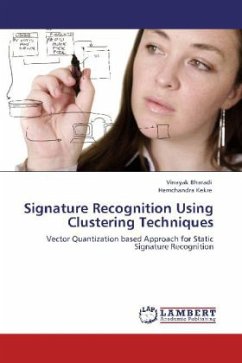 Signature Recognition Using Clustering Techniques