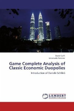 Game Complete Analysis of Classic Economic Duopolies - Carfì, David;Perrone, Emanuele