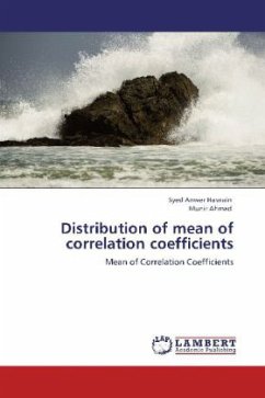 Distribution of mean of correlation coefficients - Hasnain, Syed Anwer;Ahmad, Munir