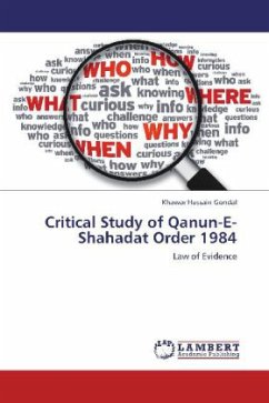 Critical Study of Qanun-E-Shahadat Order 1984 - Hussain Gondal, Khawar