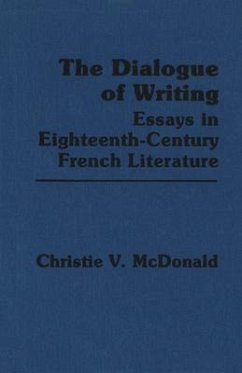 The Dialogue of Writing - Mcdonald, Christie