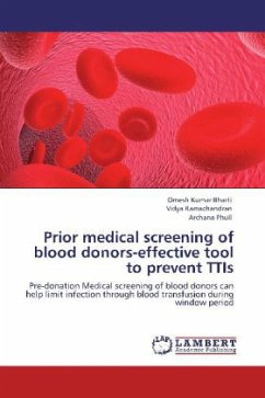 Prior medical screening of blood donors-effective tool to prevent TTIs