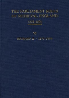 The Parliament Rolls of Medieval England, 1275-1504