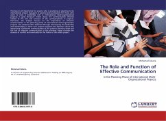 The Role and Function of Effective Communication
